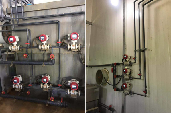 聯測電磁流量計現場安裝應用